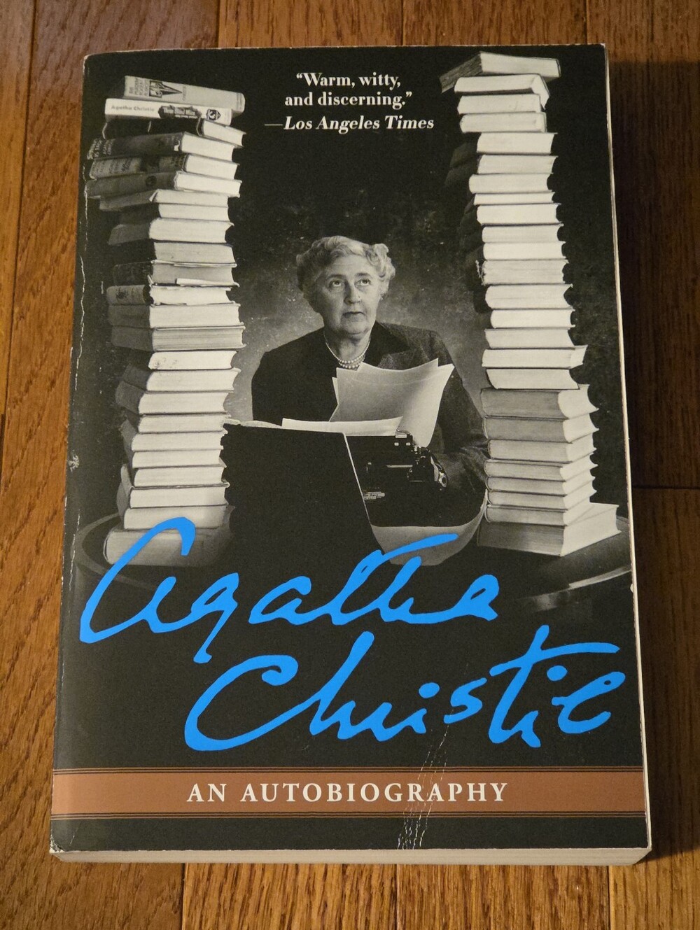 Agatha Christie an Autobiography - Black and Blue Cover